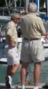 Bob’s departure day 1/4/17: Bob & Pete discuss the voyage as they look over the marina before Bob drives off to the airport and into the arms of his Sweetheart Betty!  Sad to see him go but so very glad he had been with us!